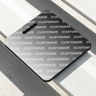 Gray (changeable color) Ombre & Text Pattern Seat Cushion