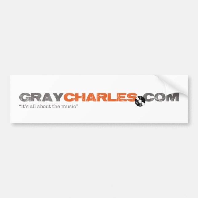 Gray Charles -  Bumper Sticker (Front)