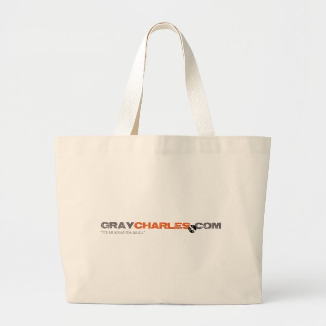 Gray Charles Tote Bag (Front)