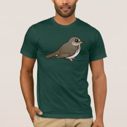 Gray-cheeked Thrush Men's Basic American Apparel T-Shirt