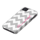 Gray Chevron iPhone 4/4s Case Mate