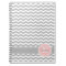 Gray Chevron Monogram Notebook
