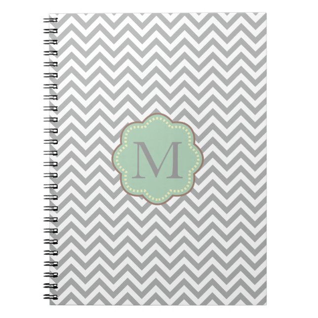Gray Chevron Notebook (Front)