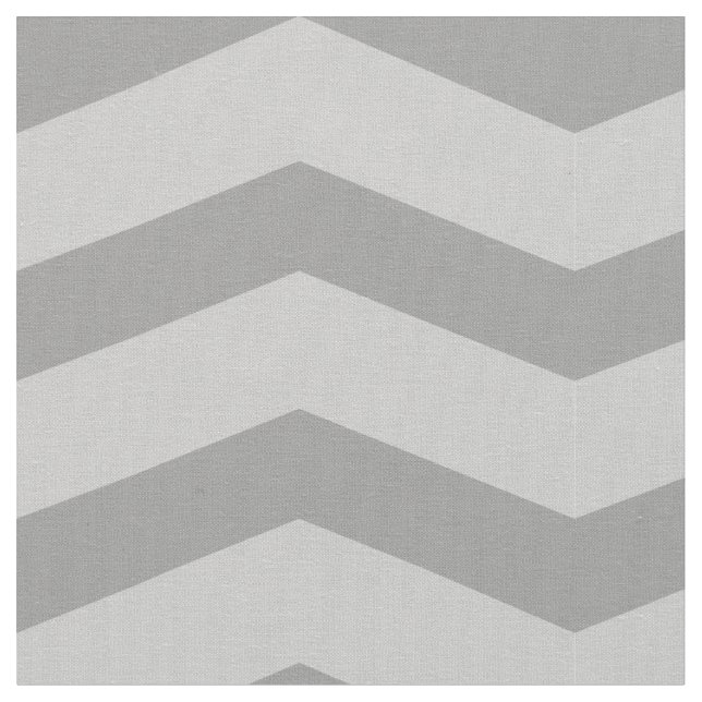 Gray chevron zig zag pattern textile fabric (Close Up)