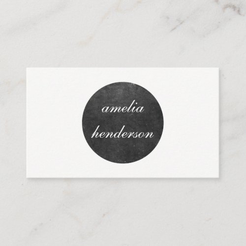 gray chic texture geometric business card