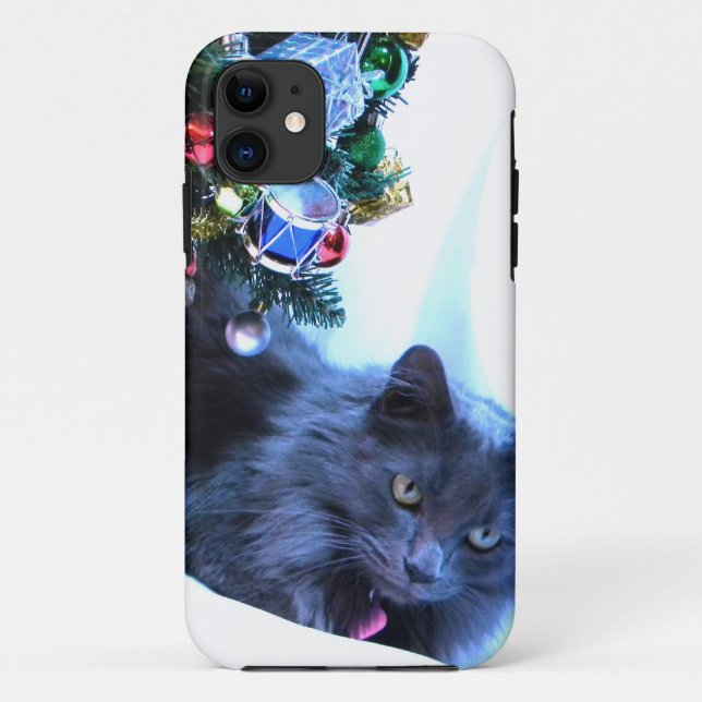 Gray Christmas Case-Mate iPhone Case (Back)