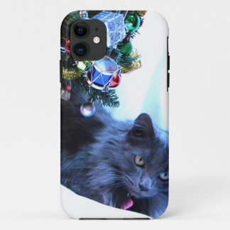 Gray Christmas iPhone 11 Case