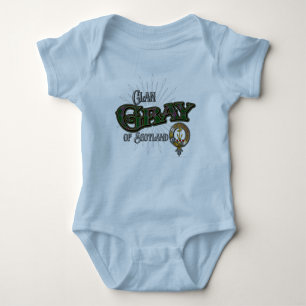 Gray Clan Baby Bodysuit