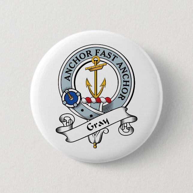 Gray Clan Badge Button (Front)