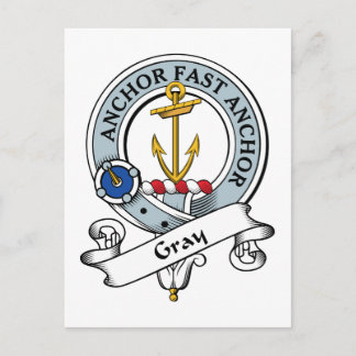 Gray Clan Badge Postcard