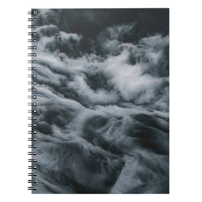 Gray clouds painting notebook (Front)