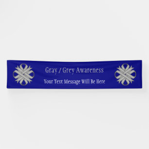 Gray Clover Ribbon by Kenneth Yoncich Banner