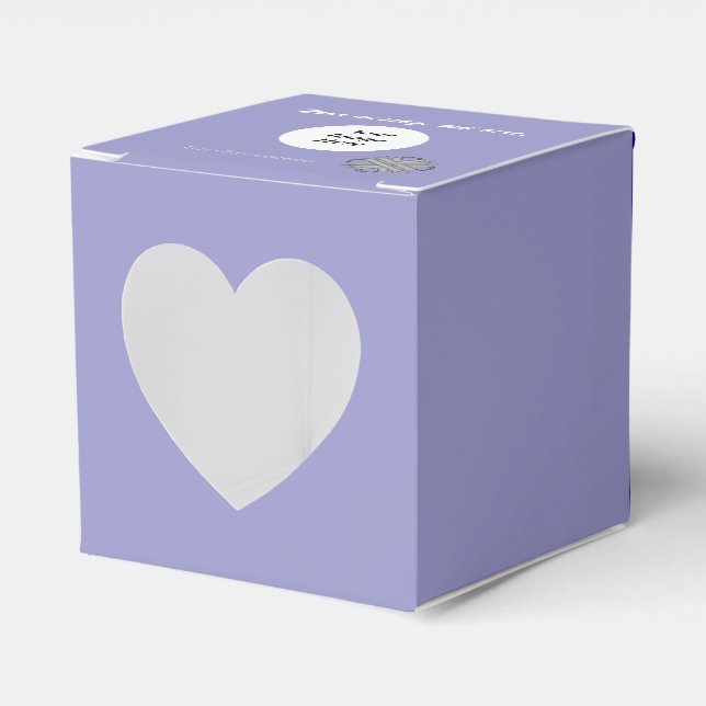 Gray Clover Ribbon Template by Kenneth Yoncich Favor Boxes (Front Side)