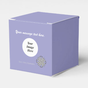 Gray Clover Ribbon Template by Kenneth Yoncich Favor Boxes