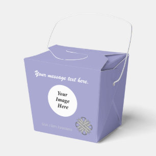 Gray Clover Ribbon Template by Kenneth Yoncich Favor Boxes