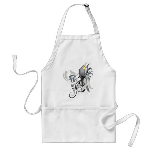 Gray Cockatiel Adult Apron