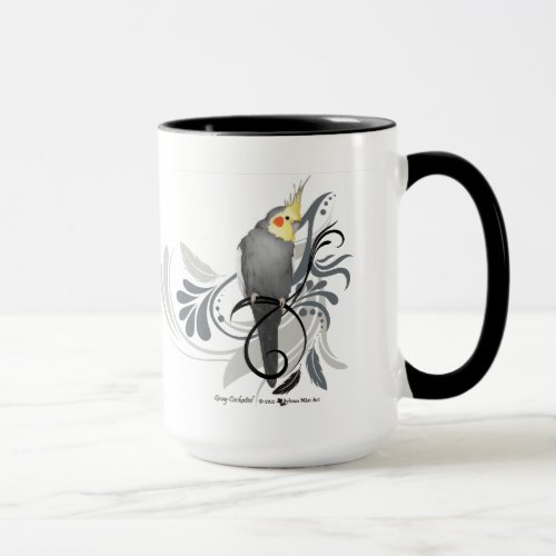 Gray Cockatiel Mug