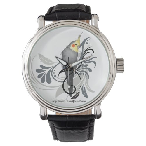 Gray Cockatiel Watch