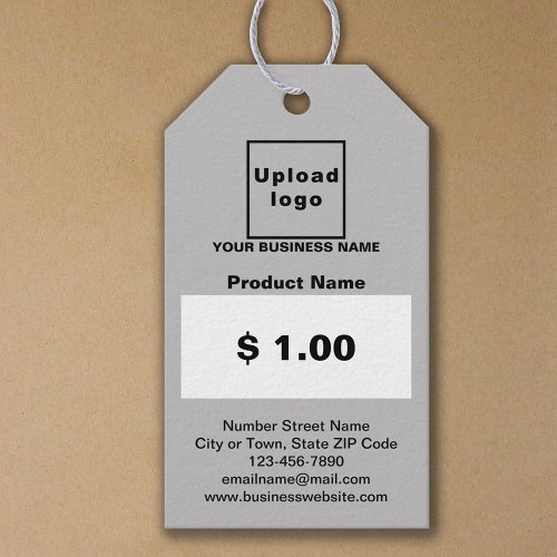 Gray Color Business Product Price Tag