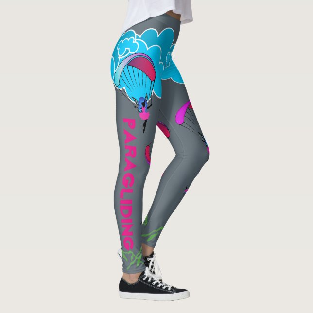 Gray Colorful Pixie Paraglide leggings (Right)