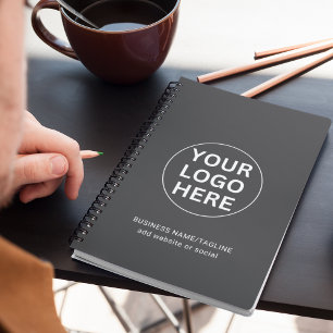 Gray Company Business Professional Clean Logo Planner