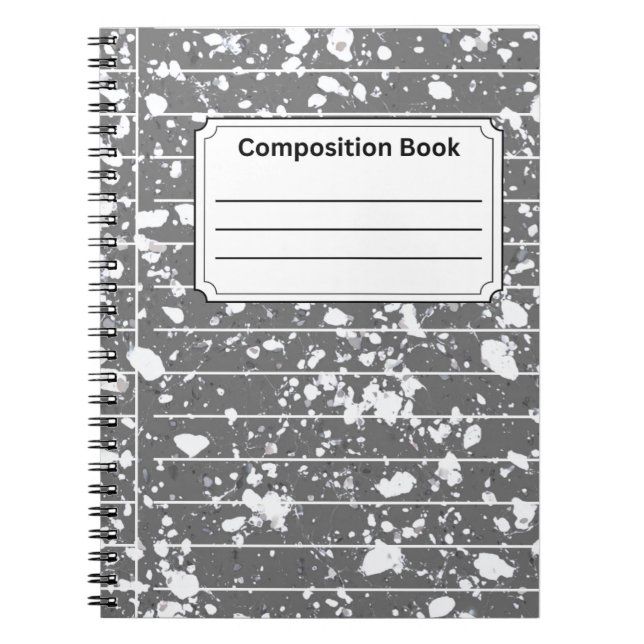 Gray Composition Notebook (Front)