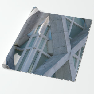 Gray concrete building at daytime wrapping paper