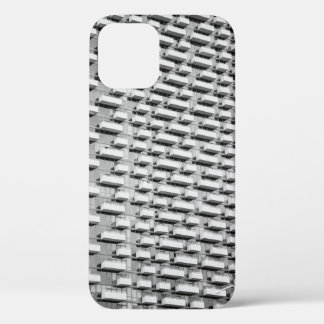 Gray concrete building iPhone 12 case