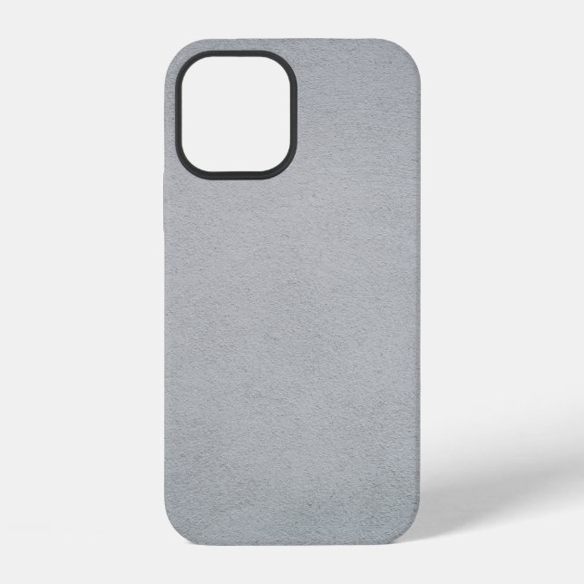 Gray concrete painted wall iphone case (Back)