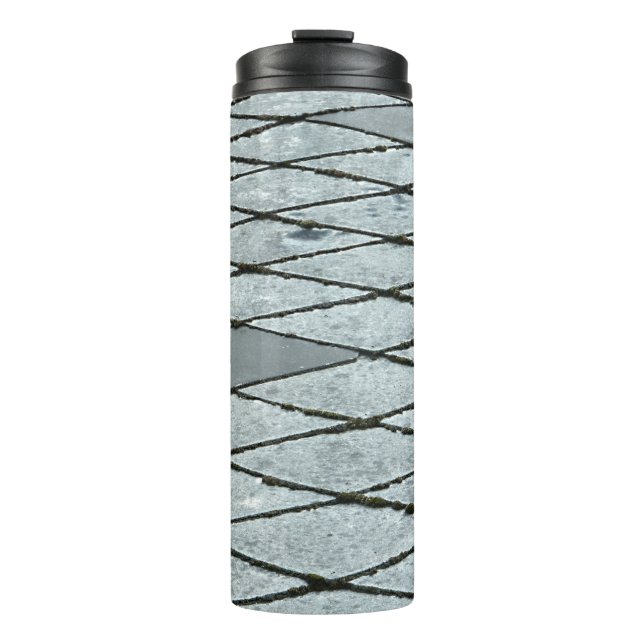 Gray concrete pavement thermal tumbler (Front)