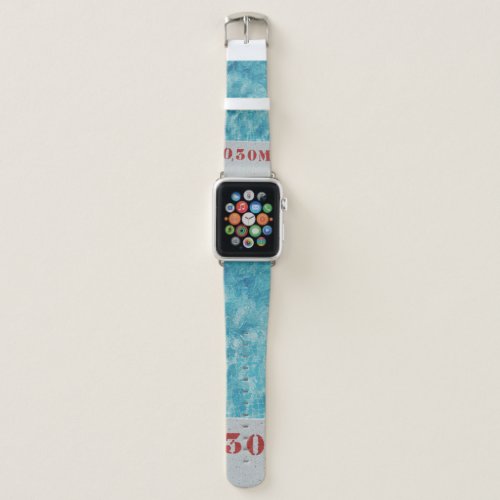 Gray concrete pool at 030 Meter Apple Watch Band