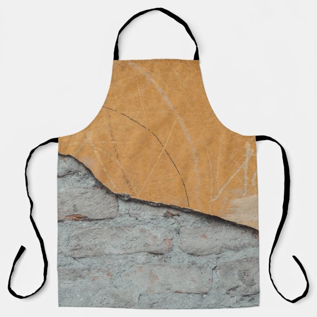 Gray concrete surface apron (Front)