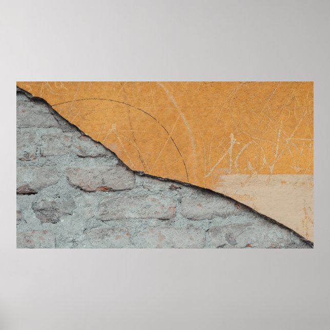 Gray concrete surface poster (Front)