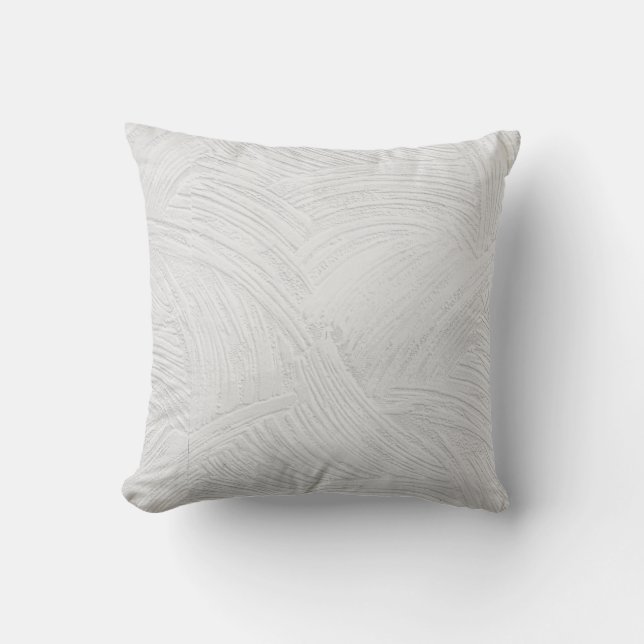 Gray concrete surface throw pillow (Front)