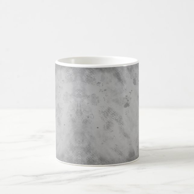 Gray Concrete Texture Background Rustic Distressed Coffee Mug (Center)