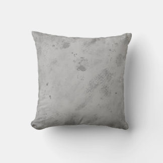 Gray Concrete Texture Background Rustic Distressed Throw Pillow