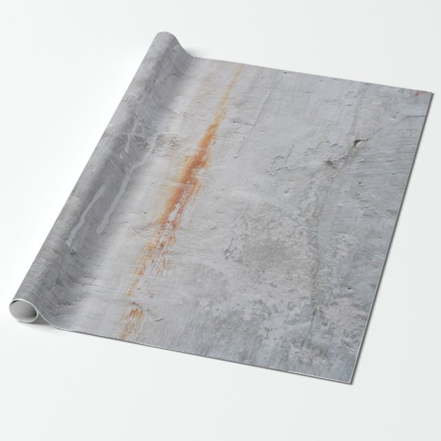 Gray concrete wall wrapping paper (Unrolled)