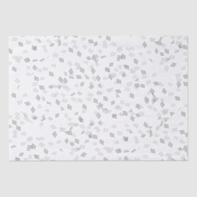 Gray Confetti Tissue Paper (Front)