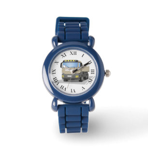 gray construction sites trucks watch