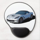 Gray Corvette mouse pad