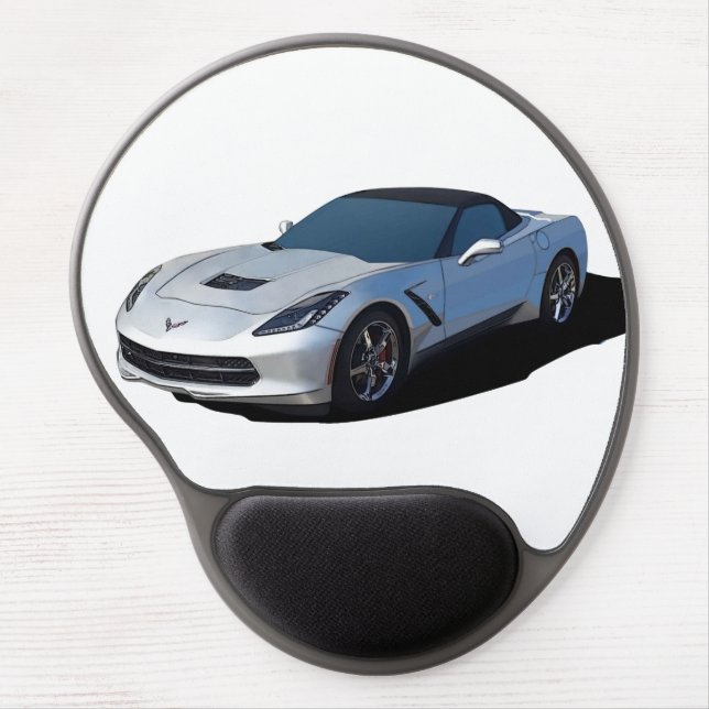 Gray Corvette mouse pad (Front)