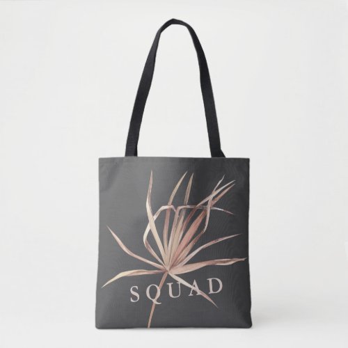 Gray Cream Modern Pampas Grass Two Tone All Day Tote Bag