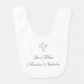 personalized baptism bib