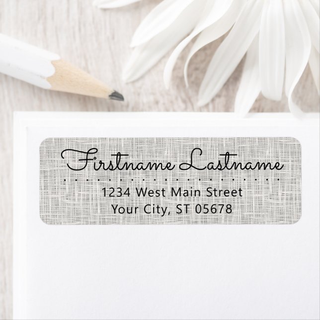 Gray Custom Stylish Elegant Typography Script Label (Insitu)