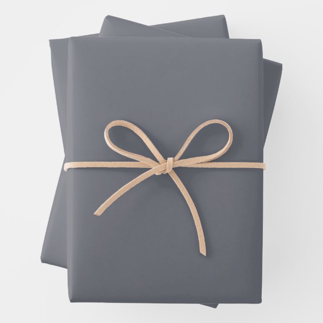 Gray CUSTOMIZABLE Wrapping Paper Sheets (In situ)