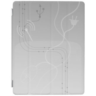 Gray Cyberspace Web 2.0 iPad Smart Cover