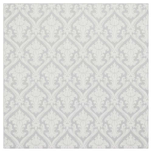 Custom Fabric 8 Gray Damask Vintage Pattern Fabric