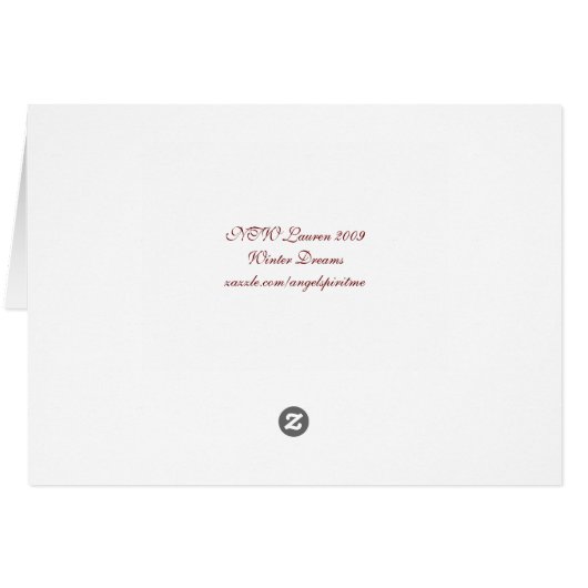 Gray Day Card (Back Horizontal)