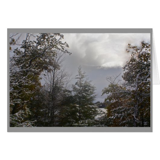 Gray Day Card (Front Horizontal)