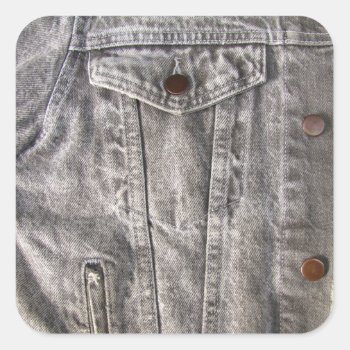 Gray Denim ~ Sticker by Andy2302 at Zazzle